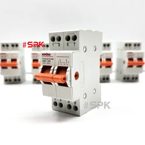 Cầu Dao Gạt Tay 2 Ngã 2P CS2P40A SOPOKA