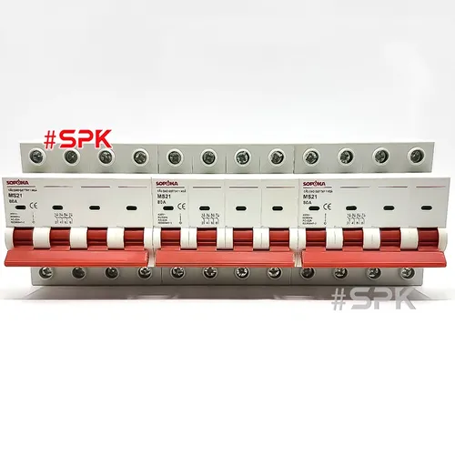 Cầu Dao Gạt Tay 1 Ngã 4P MS21 (MS4P15A80A) SOPOKA