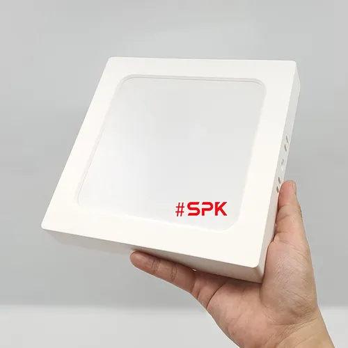 Bóng Đèn LED SS12W Ốp Trần Vuông 12 W Sáng Trắng Vành Nhựa SOPOKA