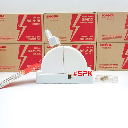 Cầu Dao Đảo Đế Sứ 1 Pha 60A 2P 600V 2N D22 SOPOKA