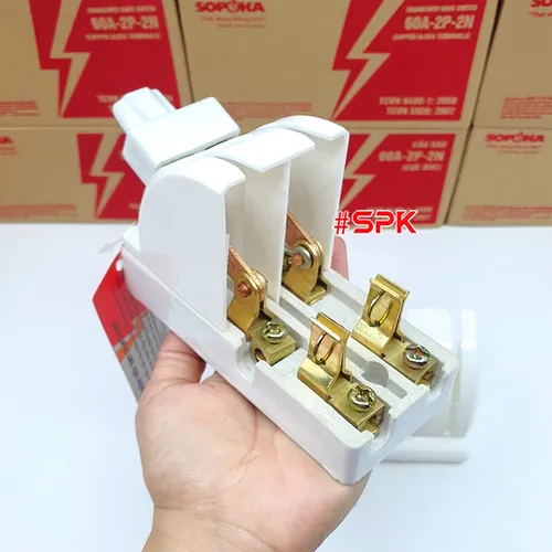 Cầu Dao Đảo Đế Sứ 1 Pha 60A 2P 600V 2N D22 SOPOKA