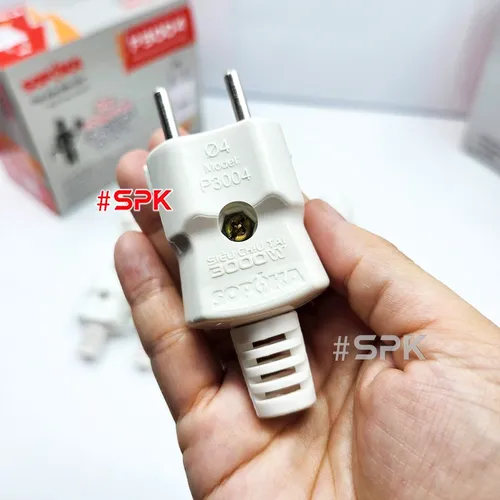 Phích Cắm Siêu Chịu Tải P3004 SOPOKA Công Suất Đến 3000W Ø4 – 15A 250V