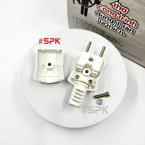 Phích Cắm Siêu Chịu Tải P3004 SOPOKA Công Suất Đến 3000W Ø4 – 15A 250V