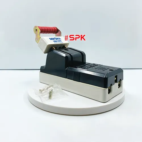 Cầu Dao Đế Sứ 1 Pha 100A 2P 600V Màu Đen D33 SOPOKA