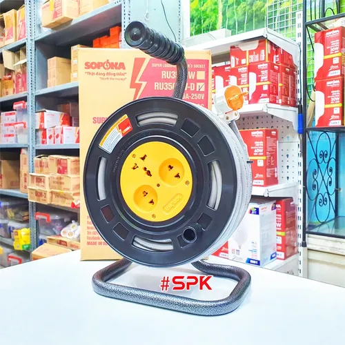 Rulo Cuộn Dây Điện 2x2.5 Công Suất 3500W SOPOKA VĨNH THỊNH