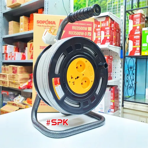 Rulo Cuộn Dây Điện 2x2.5 Công Suất 3500W SOPOKA VĨNH THỊNH