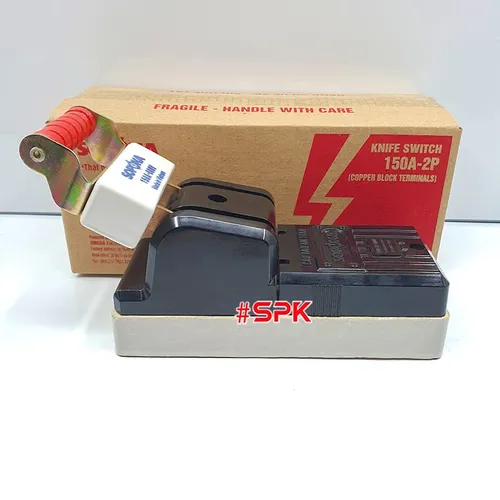 Cầu Dao Đế Sứ 1 Pha 150A-2P Màu Đen D34 SOPOKA