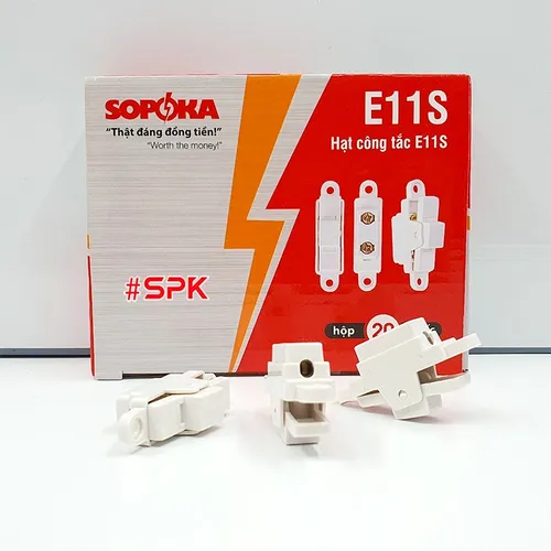 Hạt Công Tắc Điện Cao Cấp Dòng E SOPOKA - E11S
