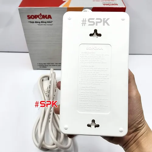 Ổ Cắm Điện 6 Lỗ Chéo Lõi Chịu Nhiệt 2200W 6A2 SOPOKA