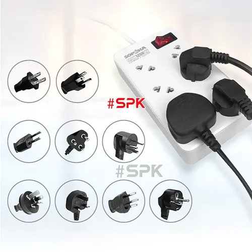 Ổ Cắm Điện 6 Lỗ Chéo Lõi Chịu Nhiệt 2200W 6A2 SOPOKA