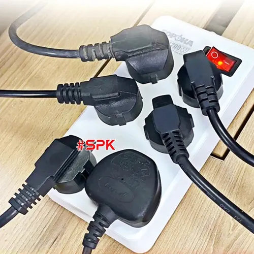 Ổ Cắm Điện 6 Lỗ Chéo Lõi Chịu Nhiệt 2200W 6A2 SOPOKA