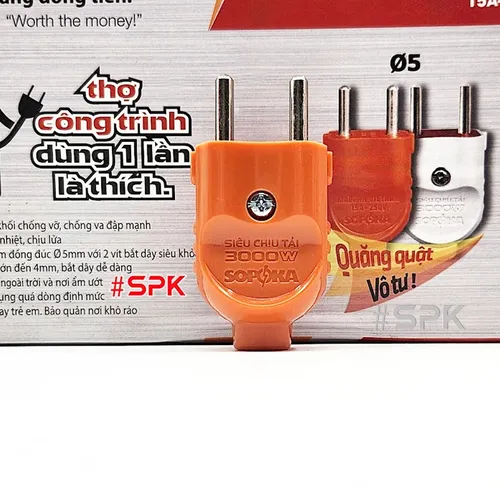 Phích Cắm Điện Dương Chịu Tải 3000W P3000WLK SOPOKA