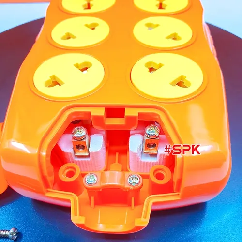 Ổ Cắm Điện 6000W 6 Lỗ Chéo Không Dây Siêu Chịu Tải 30A 6S-6000+C SOPOKA