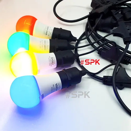 Dây Đui Bóng Đèn Trang Trí 5m 7.5m 10m Loại Thả Màu Đen SOPOKA