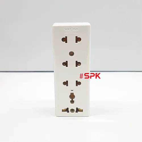 Ổ Cắm Điện 4 Lỗ Gắn Tường Gắn Táp Lô E26 SOPOKA