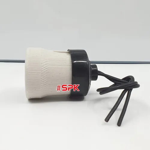 Đui Đèn Sứ Chịu Nhiệt Chịu Mưa Ngoài Trời Ren Xoáy E27 V-3/2 SOPOKA