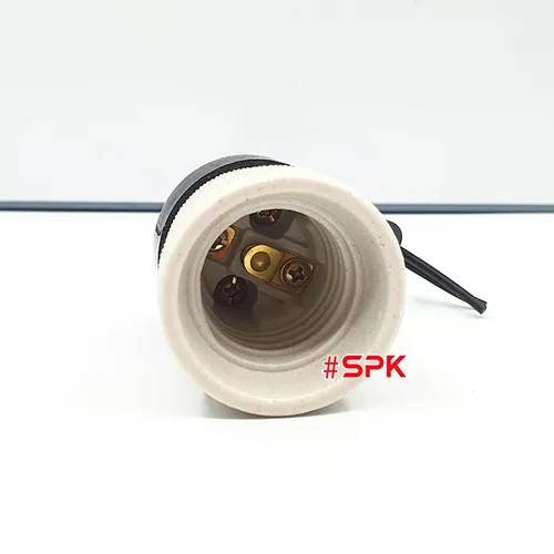 Đui Đèn Sứ Chịu Nhiệt Chịu Mưa Ngoài Trời Ren Xoáy E27 V-3/2 SOPOKA