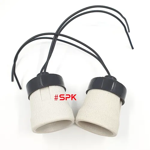 Đui Đèn Sứ Chịu Nhiệt Chịu Mưa Ngoài Trời Ren Xoáy E27 V-3/2 SOPOKA