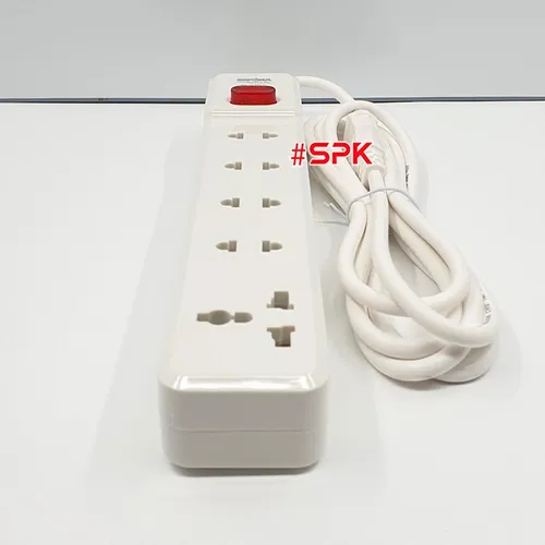 Ổ Cắm Điện 5 Lỗ 2200W Lõi Sứ Có Dây Và Công Tắc 5M2 SOPOKA