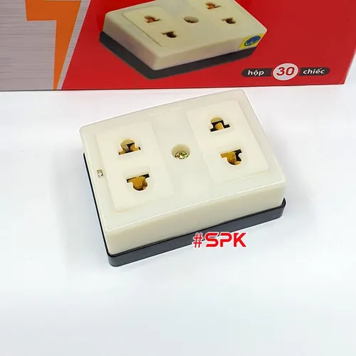 SOPOKA Ổ Cắm Điện 2 Lỗ Gắn Táp Lô T30 2200W