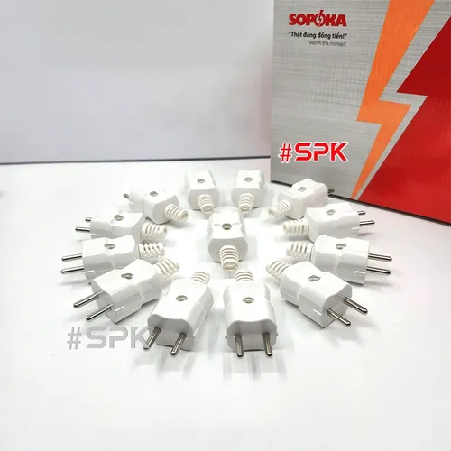 SOPOKA Phích Cắm Siêu Chịu Tải Thân Hẹp P3000W-TH Công Suất Đến 3000W Ø5 – 15A 250V