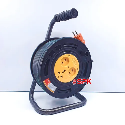 Rulo Cuộn Dây Điện SOPOKA Ráp Dây 2x1.5 CADIVI VCmt Tròn 2 Lớp Vỏ, Công Suất 3500W