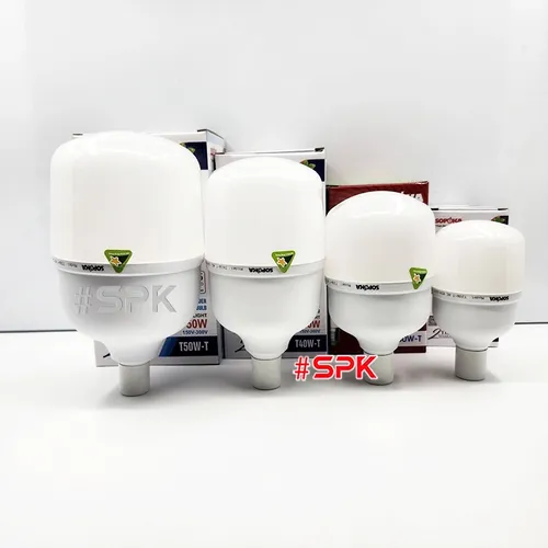 Bóng Đèn Led Hình Trụ Trơn Sáng Trắng Dòng T SOPOKA