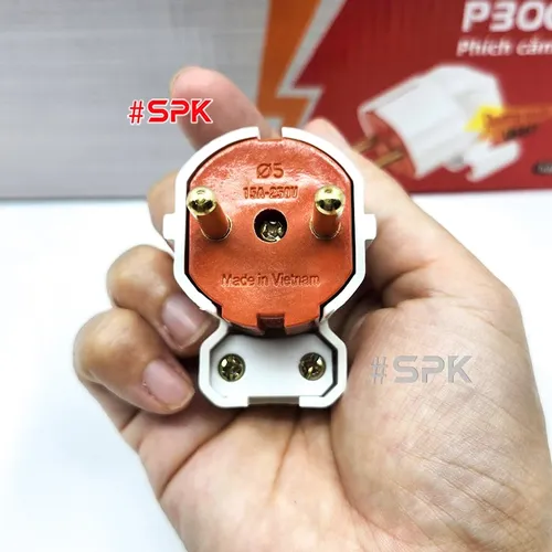 Phích Cắm Điện Dương Gập Vuông Góc 3000W 15A P3000W-G1 SOPOKA