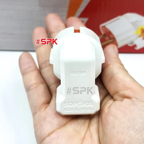 Phích Cắm Điện Dương Gập Vuông Góc 3000W 15A P3000W-G1 SOPOKA