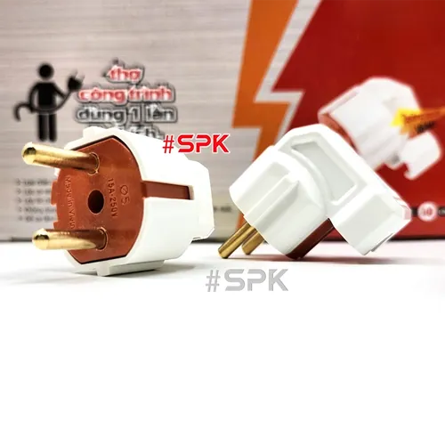 Phích Cắm Điện Dương Gập Vuông Góc 3000W 15A P3000W-G1 SOPOKA