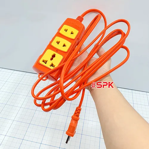 Ổ Cắm Điện 3 Lỗ Công Suất 3000W Siêu Chịu Tải T3000W SOPOKA