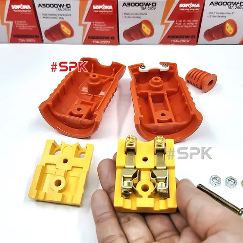Phích Cắm Điện Âm Siêu Chịu Tải 3000W A3000W-D SOPOKA