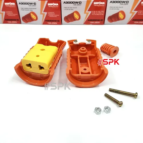 Phích Cắm Điện Âm Siêu Chịu Tải 3000W A3000W-D SOPOKA