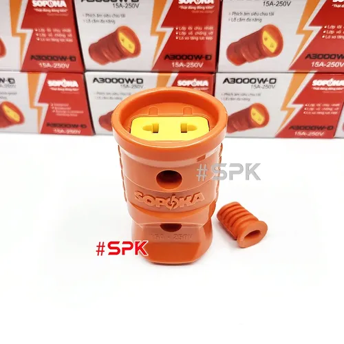 Phích Cắm Điện Âm Siêu Chịu Tải 3000W A3000W-D SOPOKA