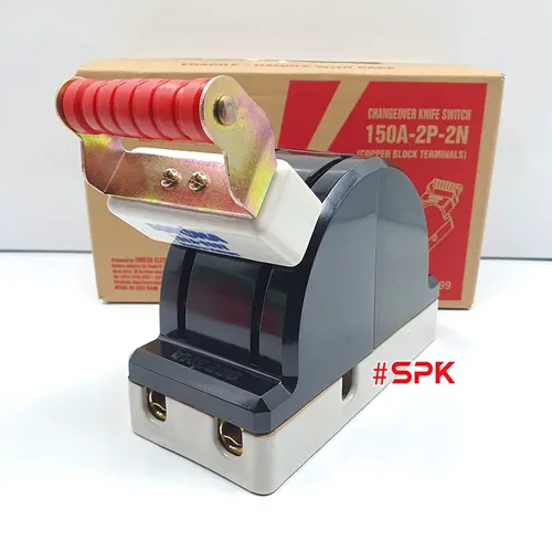 Cầu Dao Đảo Đế Sứ 1 Pha 150A 2P 600V 2N Màu Đen D41 SOPOKA