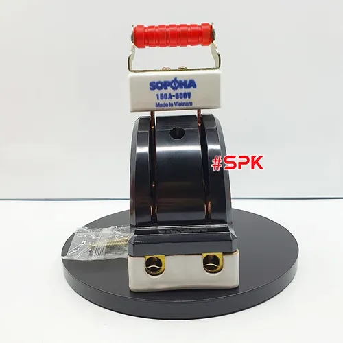 Cầu Dao Đảo Đế Sứ 1 Pha 150A 2P 600V 2N Màu Đen D41 SOPOKA
