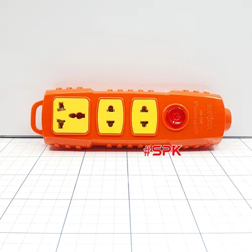 Ổ Cắm Điện 3 Lỗ 6000W Không Dây Có Nút Nguồn P6000W2+ SOPOKA