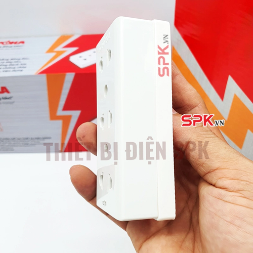 Ổ Cắm Điện 3 Lỗ Gắn Táp Lô E14 SOPOKA Chịu Nhiệt, Tiếp Xúc Chắc