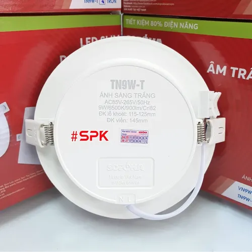 Bóng Đèn Led Âm Trần Tròn Mỏng Mã TN SOPOKA