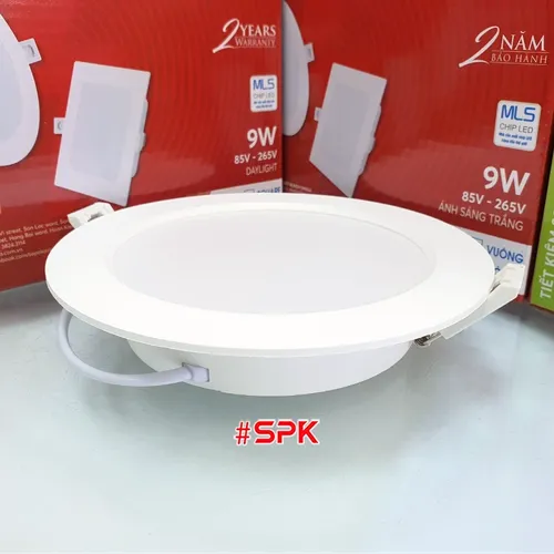 Bóng Đèn Led Âm Trần Tròn Mỏng Mã TN SOPOKA