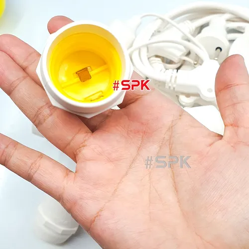 Dây Đui Bóng Đèn Trang Trí 5m – 7,5m – 10m Loại Thả Màu Trắng SOPOKA