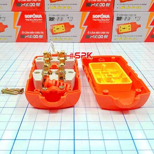 Ổ Cắm Điện 2 Lỗ Không Dây 6000W 2S-6000W SOPOKA