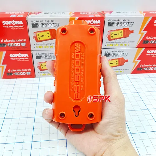 Ổ Cắm Điện 2 Lỗ Không Dây 6000W 2S-6000W SOPOKA
