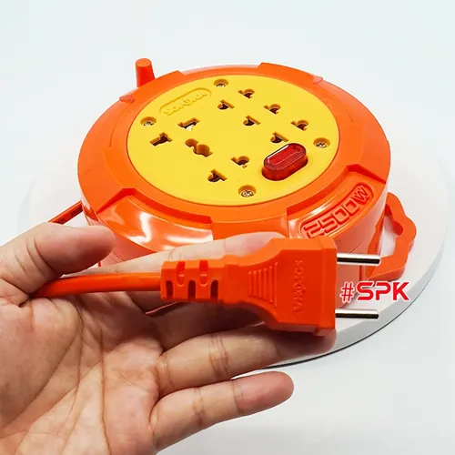 Ổ Cắm Điện Quay Cuộn Dây R45 - R75 - R95 Chịu Tải 2500W SOPOKA