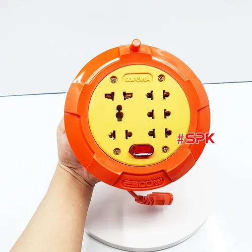 Ổ Cắm Điện Quay Cuộn Dây R45 - R75 - R95 Chịu Tải 2500W SOPOKA