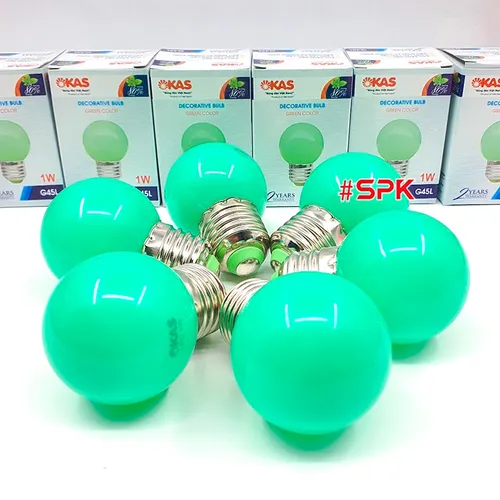 Bóng Đèn Led Tròn Trang Trí Đơn Sắc Đa Sắc G45 SOPOKA