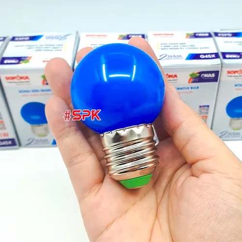Bóng Đèn Led Tròn Trang Trí Đơn Sắc Đa Sắc G45 SOPOKA