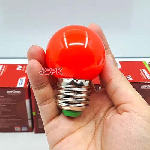 Bóng Đèn Led Tròn Trang Trí Đơn Sắc Đa Sắc G45 SOPOKA