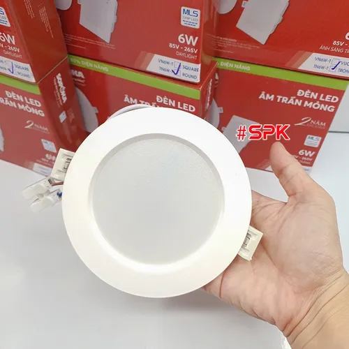Bóng Đèn Led Âm Trần Tròn Mỏng Mã TN SOPOKA