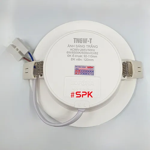 Bóng Đèn Led Âm Trần Tròn Mỏng Mã TN SOPOKA